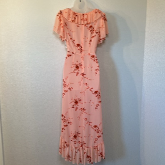 Cinq A Sept Womens Floral Print Hi-Low Midi Dress Size 2 NWT - Picture 5 of 14